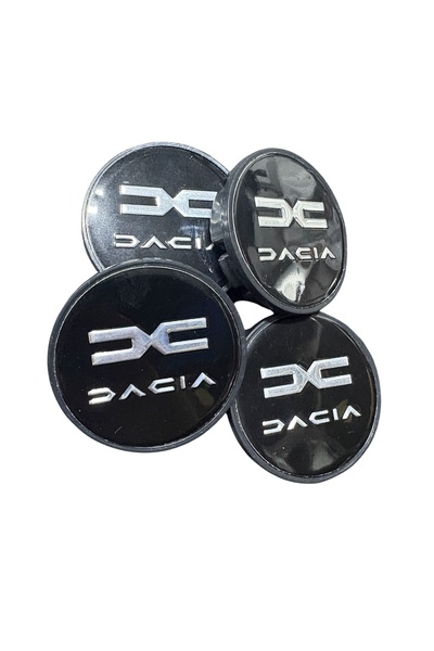 YED Dacia Siyah Yeni 58/55 Jant Göbeği