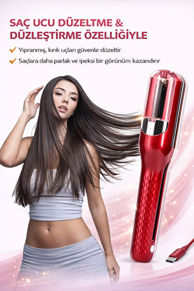 electroawm 2’si 1 Arada Saç Ucu Düzeltici & Saç Düzleştirici – Kırık Giderme ...