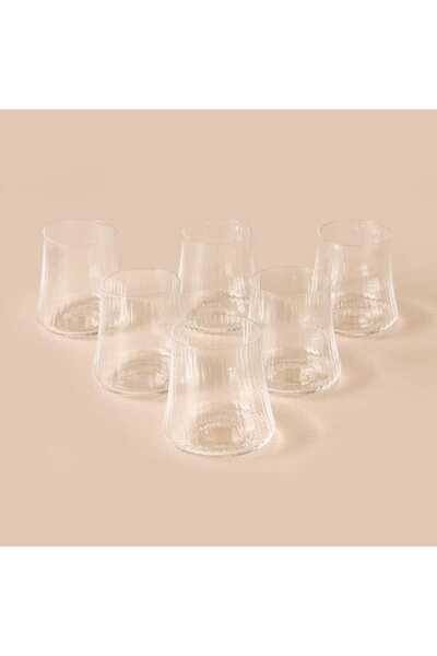 crystalex Xtra Optik 6'lı Su Bardağı - Şeffaf - 350 ml