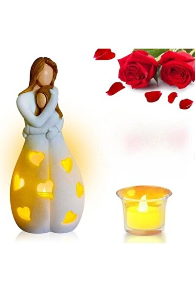 Amimagen LED Candle Holder for Mother and Daughter
