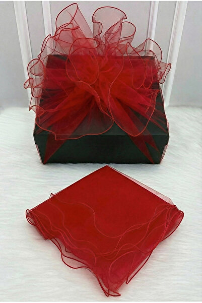 ZEYMERADE تول زينة أحمر، حزمة زينة حمراء للعروس والعريس، زينة هدية لحفلات الخ...