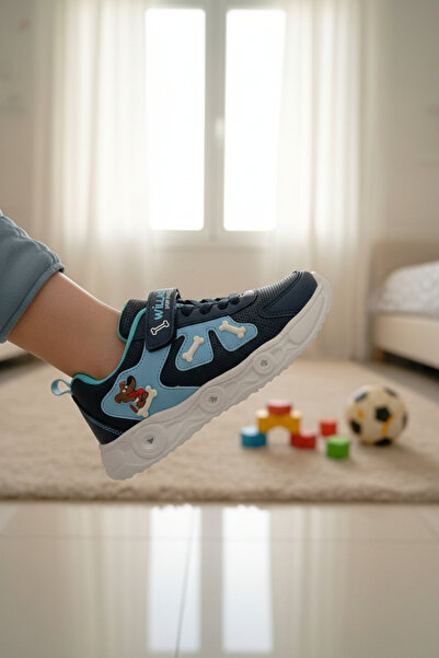 enoch Enoch Boys' Sports Shoes with Dog Figures and Bone Details