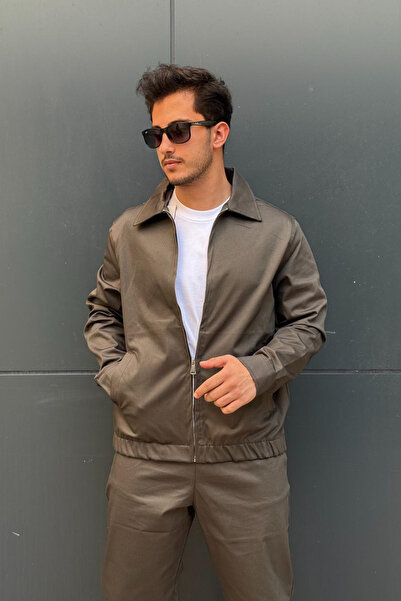 sunfyre Men's Premium Collection Zippered Bomber Jacket and Trousers Set Sun267