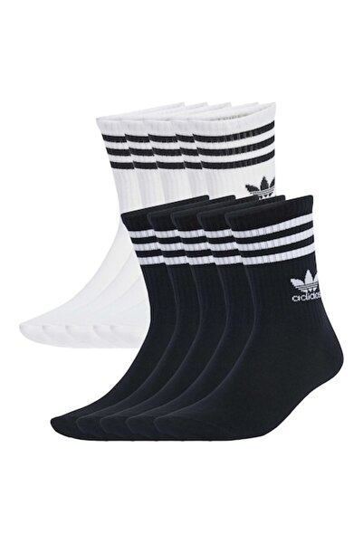 adidas 3 Strip Crw Socks, set of 10 pairs, black/white 37-39EU