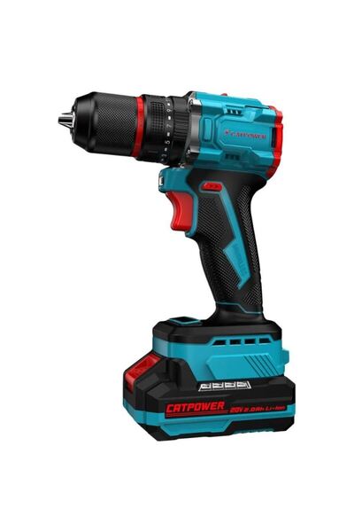 Cat Power CATPOWER E1011 KÖMÜRSÜZ DARBELİ AKÜLÜ VİDALAMA SET 13MM 20V 2.0AH