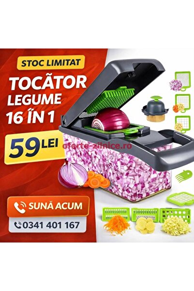 China Made Tocător de legume multifuncțional 16 în 1