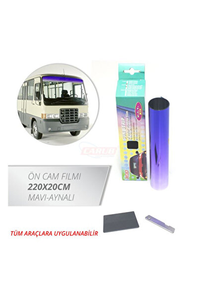 PİNUKS CAM FİLMİ ÖN 220CMX20CM MAVİ AYNALI OTO AKSESUAR PREMİUM