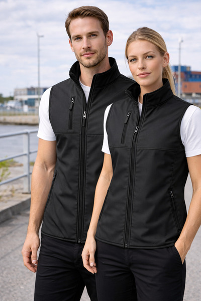 TOKER TEKSTİL Softshell Yelek – Rüzgar ve Su Geçirmez İş Yeleği – Günlük Kull...