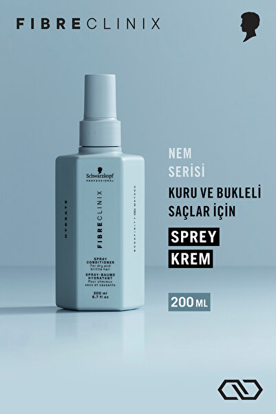 Fibre Clinix Nemlendirici Sprey Krem 200ml | Kuru ve Cansız Saçlar