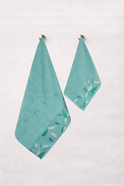 COT DRY 2-Piece Towel Set with Ribbon |   60X100 + 40X60 |   Patterned