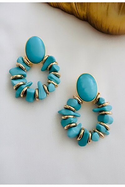 VNS Accessories Bone Design Hoop Earrings (6.5 cm)