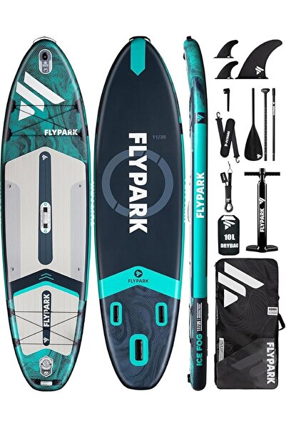 Cosfer FLYPARK 335 cm x 90 cm Şişme Paddle Board – Şişme Sup Board 195 kg Taş...