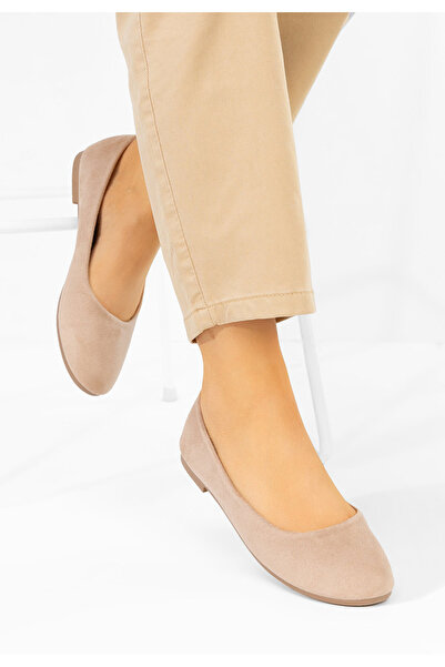 B T Shoes Balerini dama Agappia nude