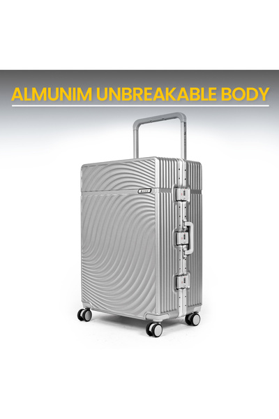 JEEM Aluminium Luggage Bags – 7996 | Premium Travel Suitcase Aluminium Body,Z...