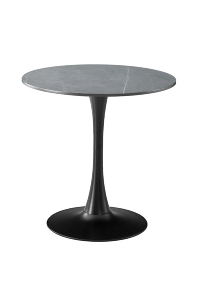 2home Tulip Round Table, Gray, 60 cm