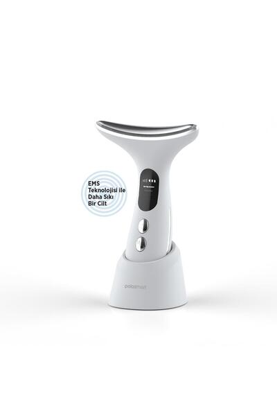 Polosmart PSC95 Şarjlı Dijital Ekranlı Yüz & Boyun Bakım Cihazı Beyaz