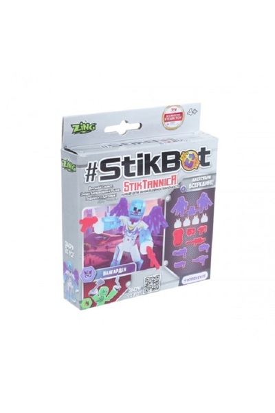 Stikbot Set de joaca cu accesorii seria StikTannica &minus; Vangarden, 14 cm