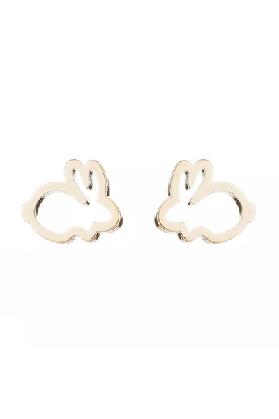 EFAYN.RO Cercei dama, model iepuras, M1, aurii, EFAYN