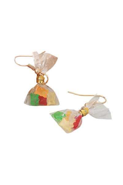 EFAYN.RO Women's earrings, unique and funny model, gummy bears accessories, m...