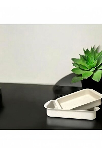 RİMA Rectangular Oven Tray Set of 2Pieces Granite Size 30 + 35