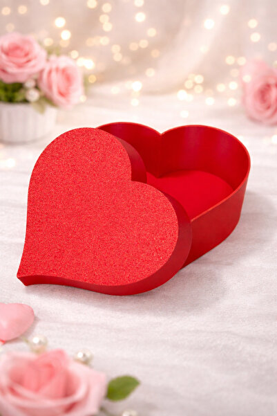 Sapphire 3D Kırmızı Kalp Hediye Kutusu – Sevgililer Günü Özel Tasarım Kalpli ...