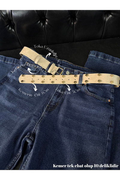 Fiori Makara Toka Women's Trouser Belt, Jacket Belt, Dress Belt, Shirt Belt