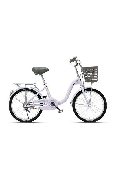 raccoon Bicycle With Basket 20 Inch Purple