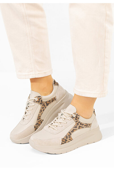 B T Shoes Sneakers dama piele Arkania bej