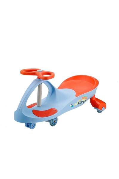 Qitong Swing Car With Music Blue/Orange