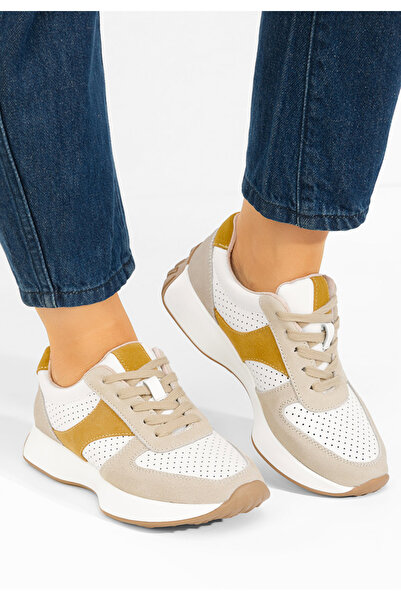 B T Shoes Sneakers dama Attila V4 albi