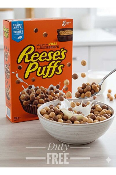 hijazigroup Reese’s Puffs 326g Fıstık Ezmeli Çikolatalı Kahvaltılık Gevrek