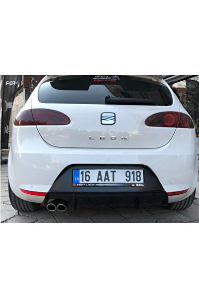 Tuning Vadisi Seat Leon Mk2 Difüzör Makyajlı 2009-2012 arası Parlak Siyah