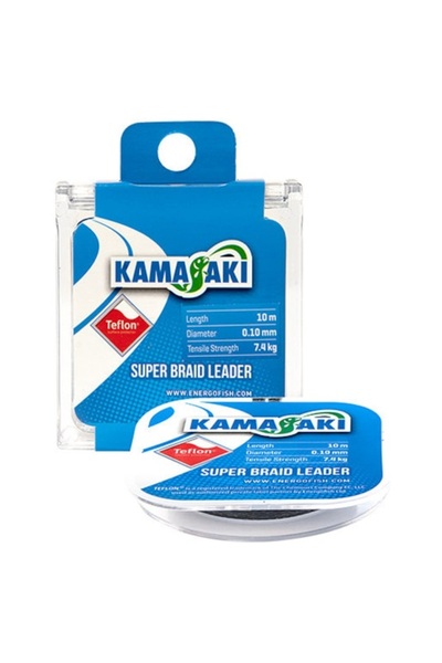 Kamasaki Fir textil pentru forfac Super Braid Leader 10m 0.10mm 7, 4kg