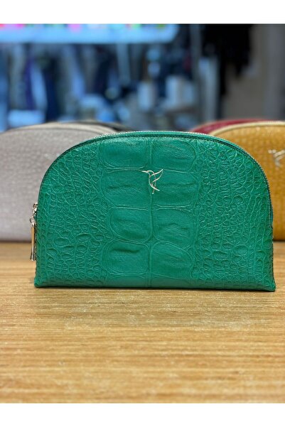 Kroko Desenli Mini Crossbody Kadın Çanta
