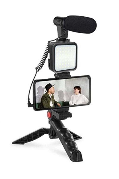 Generic Smartphone & Camera Vlogging Studio Kits Video Shooting Photography S...