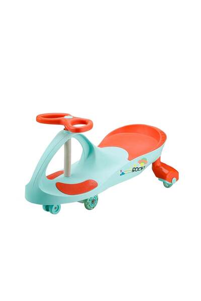 Colorland Qitong Rock Swing Car With Light Green/Orange