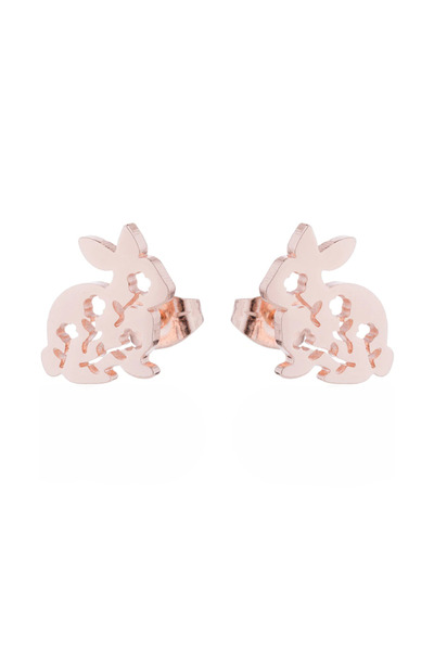 EFAYN.RO Women's earrings, bunny model, M2, rose gold, EFAYN