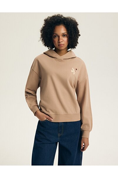 Henderson Women's Classic Hoodie with Minimalistic Graphic Design Modern Cuff...