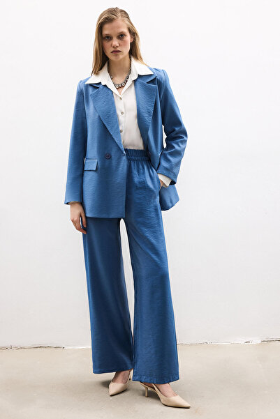 Touché Privé Kruvaze Collar Jacket Pants Suit