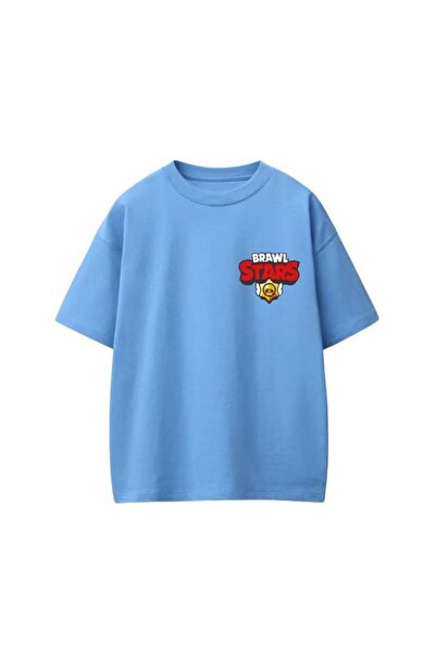 Machetta Παιδικό μπλουζάκι Unisex με στάμπα Blue Super Brawl Stars για το καλ...