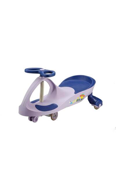 Qitong Swing Car With Music Purple/Blue