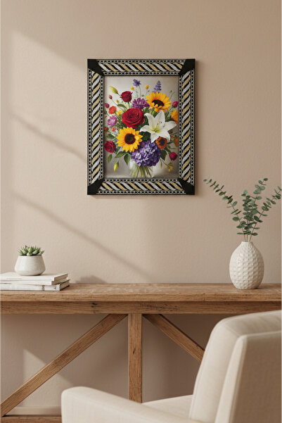 FANTASTIC Ramă foto cu bordură țesută de 13x18 cm - 4 opțiuni de modele difer...