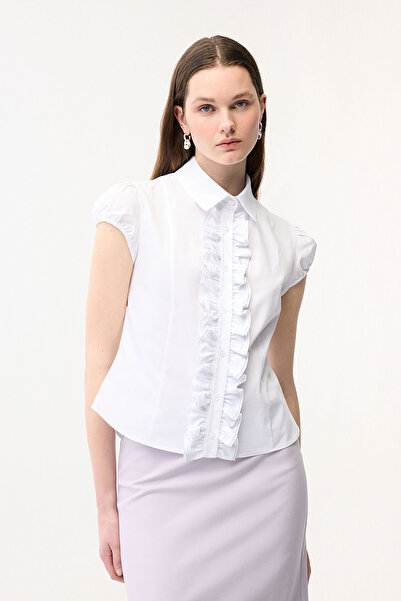 adL Büzgü Detaylı Gömlek