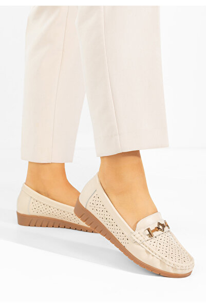 B T Shoes Women's loafers Cristella beige
