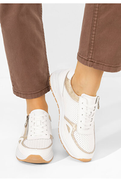 B T Shoes Sneakers γυναικεια δερματινα Penelopia λευκά