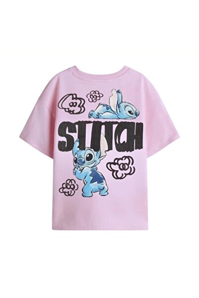 Machetta Children's Stitch Daisy Printed Unisex Kids Summer T-Shirt