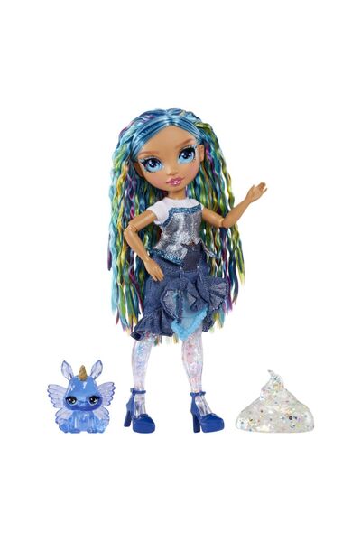 Rainbow High Shimmers Skyler Bradshaw Slime’lı Moda Bebeği 4+ Aksesuar Seti