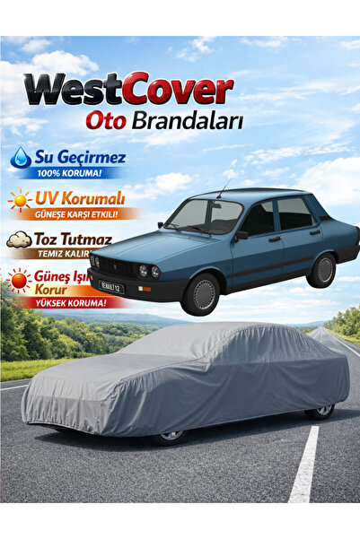 WestCover غطاء سيارة متوافق مع رينو 12 توروس سيدان، خيمة مقاومة للماء، غطاء س...