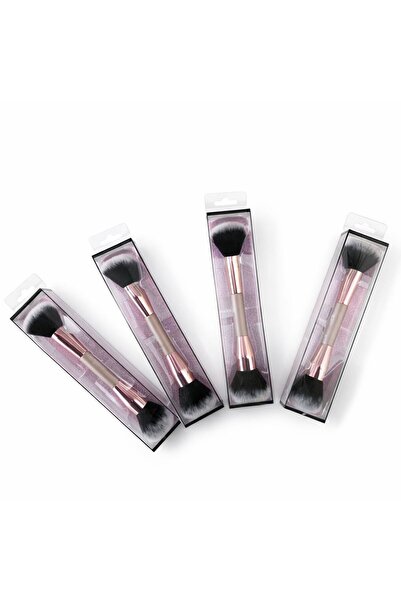 Beauty Double-ended face makeup brush set