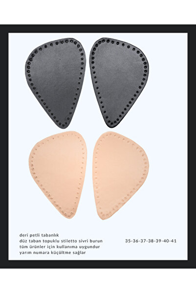 AleWomen Petli Deri Tabanlık Ayakkabı Küçültme Aparatı